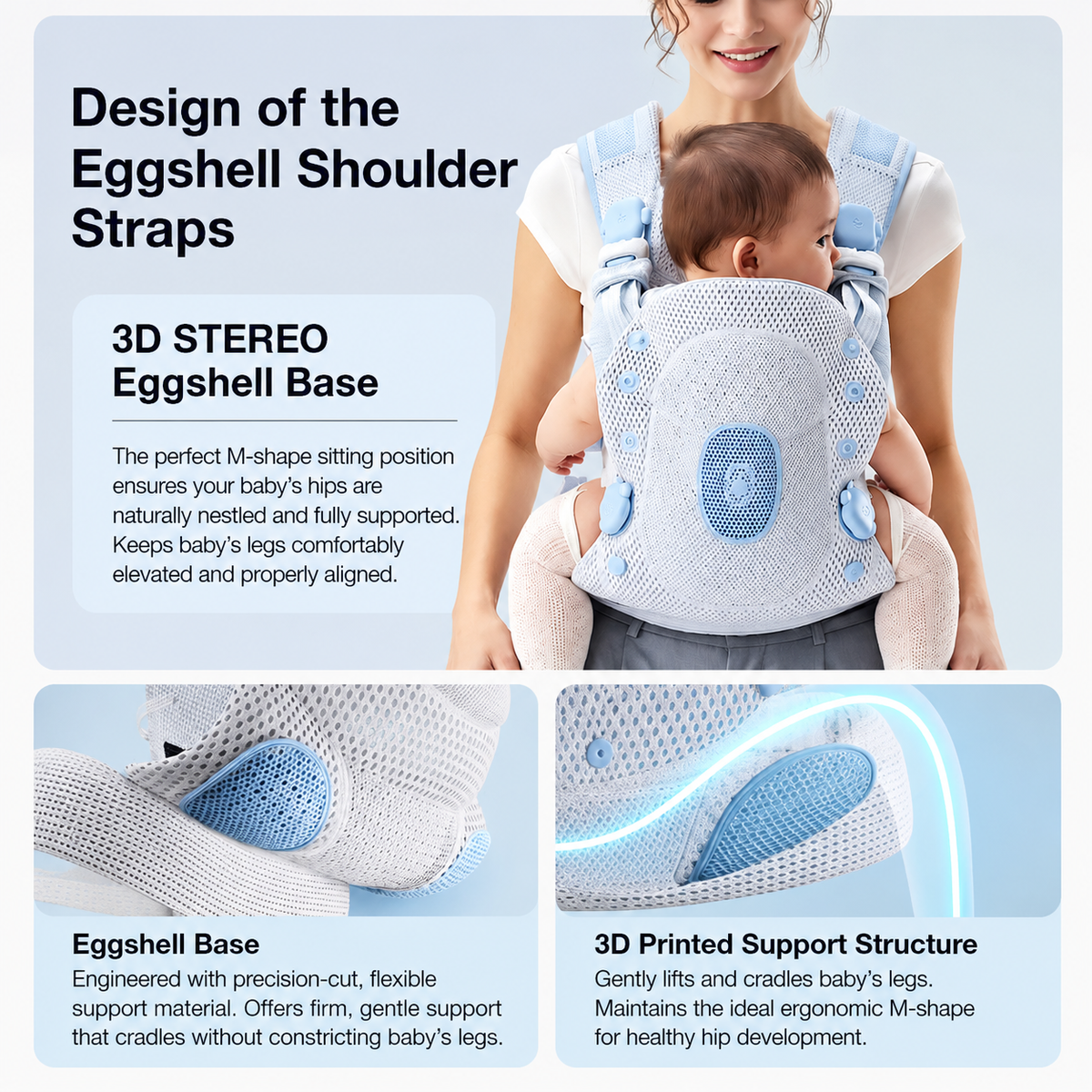 Bvya Eggshell Baby Carrier - Bvya