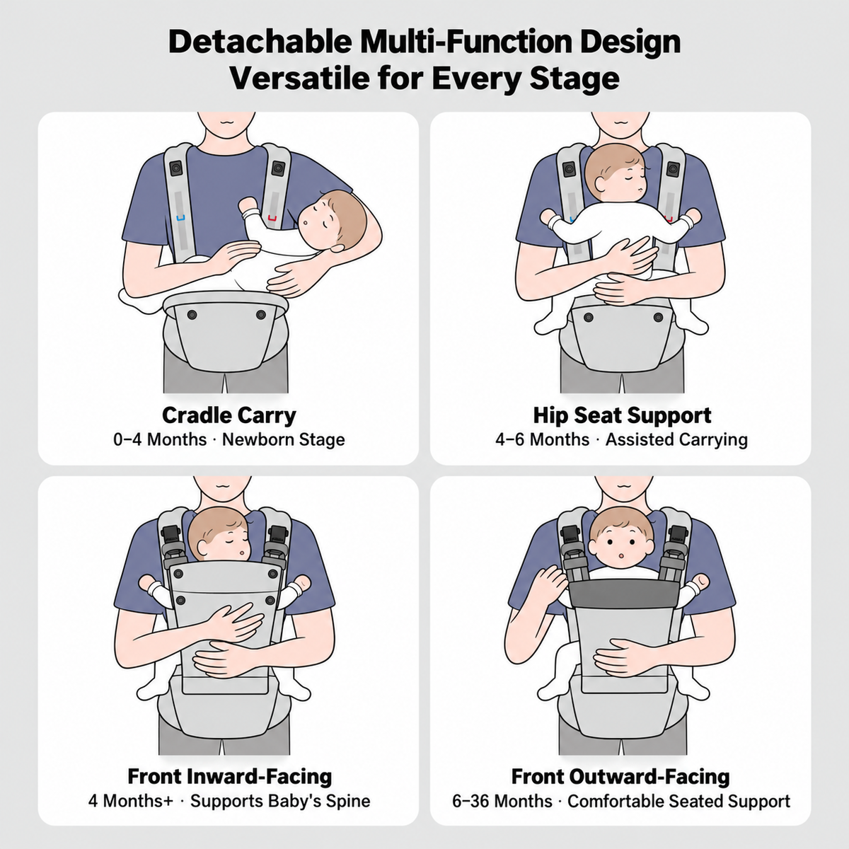 Bvya Liberator Baby Hip Seat Carrier - Bvya