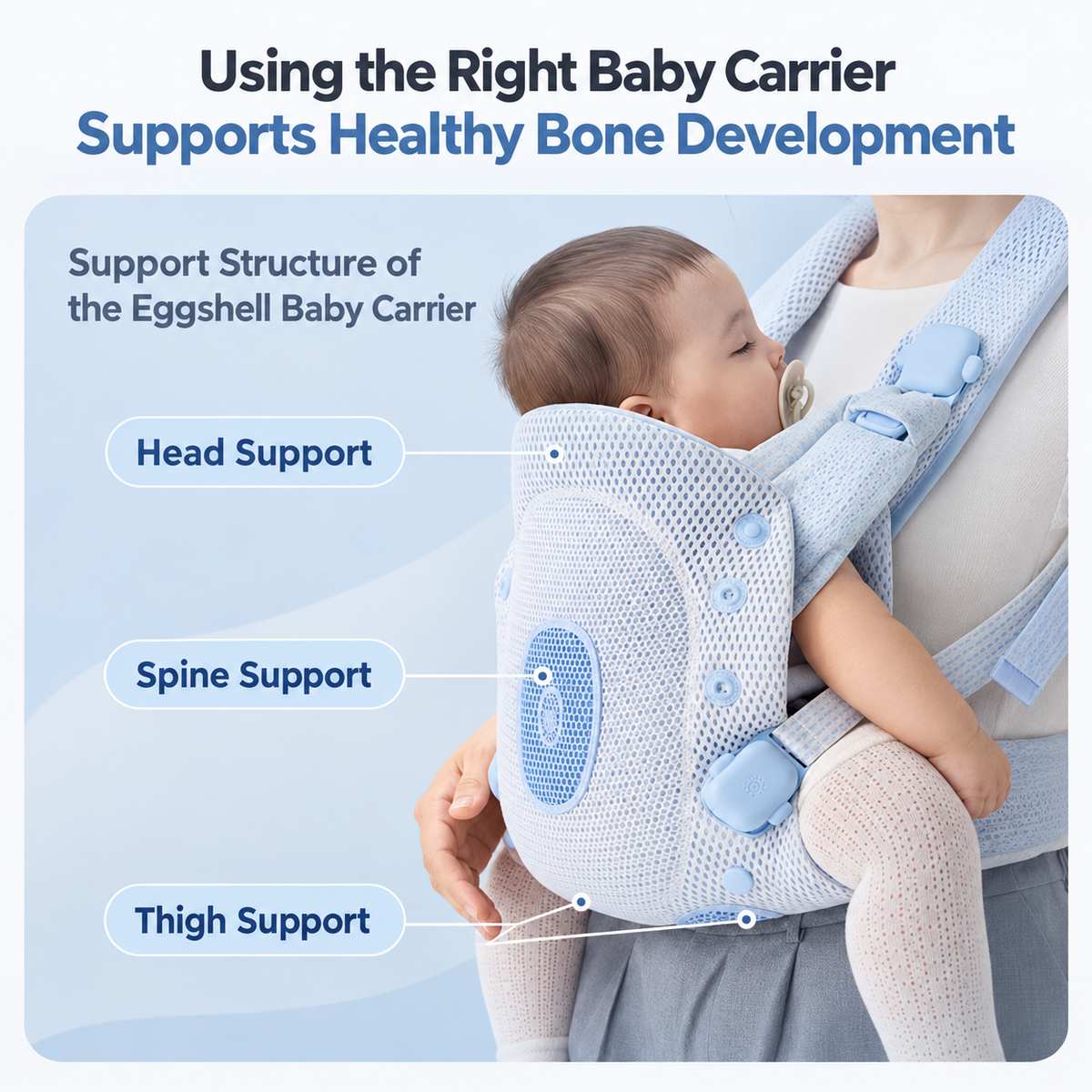 Bvya Eggshell Baby Carrier - Bvya